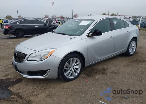 2016 Buick Regal Turbo Premium I из США, поврежденный, VIN 2G4GR5EX1G9179720
